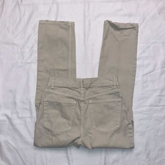 ASOS Bershka Cotton Wide Leg 90s Jean with Knee Rips - Picture 7 of 10